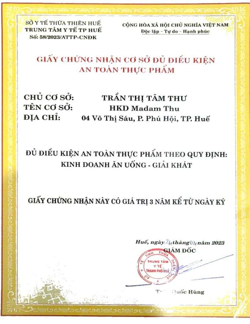 madam thu